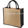 Tote Bag Jute And Cotton